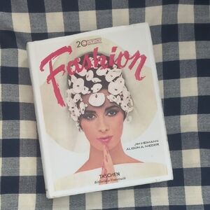 Taschen Fashion Book with Pink and White Cover